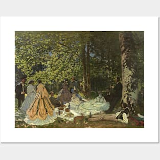 Luncheon on the Grass by Claude Monet Posters and Art